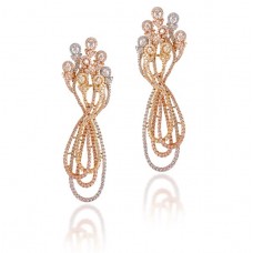 Narayan Jewellers offers Rose Gold Earrings and Bracelet